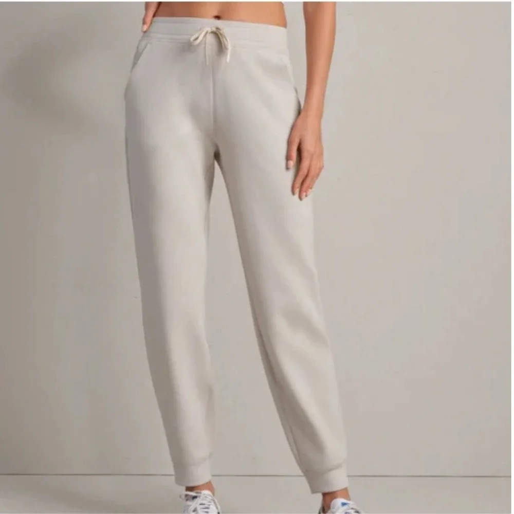Rhone DreamGlow Jogger Pants Taupe Size S Athletic Lounge Atheisure - Picture 4 of 11